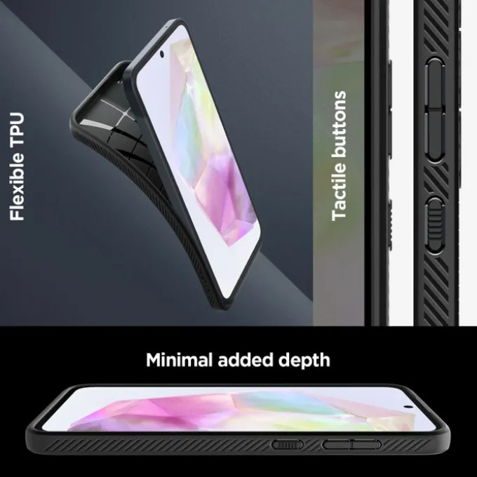Etui Spigen Liquid Air Samsung Galaxy A35 5g Matte Black Case