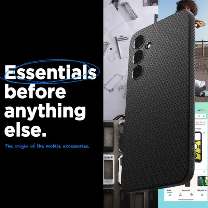 Etui Spigen Liquid Air Samsung Galaxy A35 5g Matte Black Case