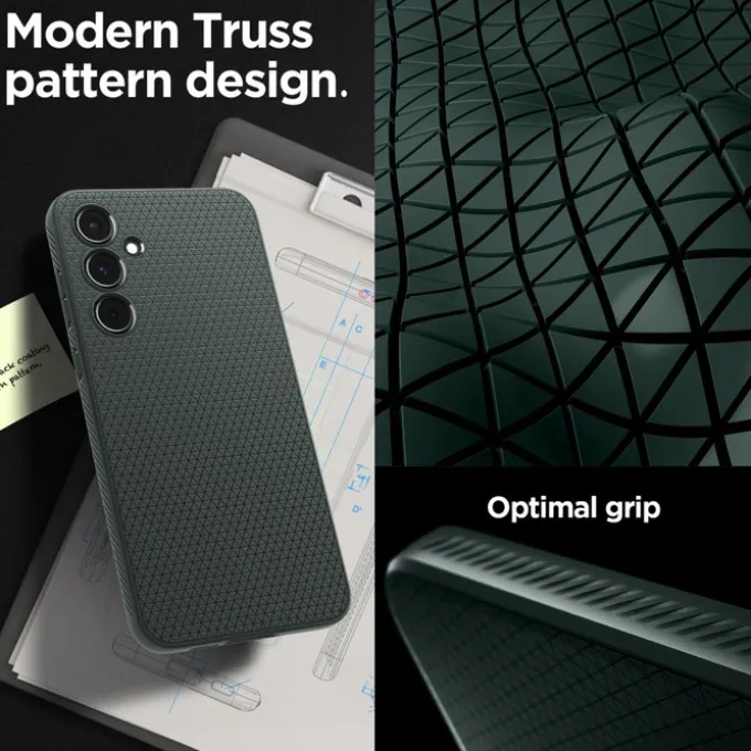 Etui Spigen Liquid Air Samsung Galaxy A55 5g Abyss Green Case