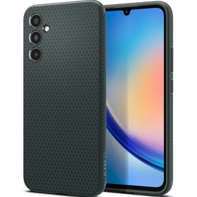 Etui SPIGEN Liquid Air Samsung A34 5g Abyss Green Zielony Case