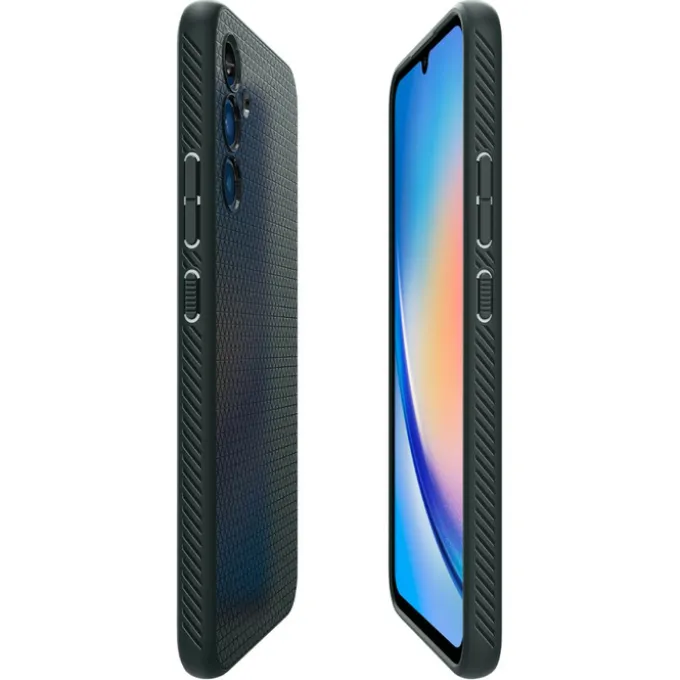 Etui SPIGEN Liquid Air Samsung A34 5g Abyss Green Zielony Case