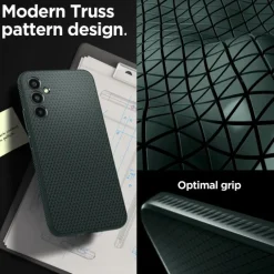 Etui SPIGEN Liquid Air Samsung A34 5g Abyss Green Zielony Case