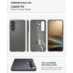 ETUI SPIGEN LIQUID AIR SAMSUNG GALAXY S26+ PLUS MARBLE GREY