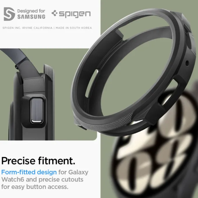 Etui Spigen Liquid Air Samsung Galaxy Watch 6 (44 MM) Matte Black Case