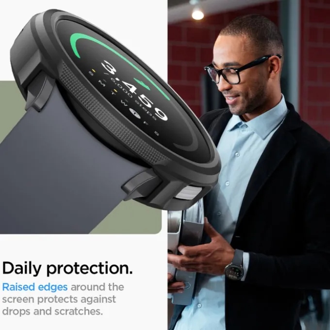 Etui Spigen Liquid Air Samsung Galaxy Watch 6 (44 MM) Matte Black Case