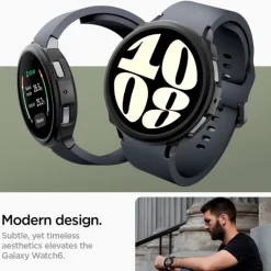 Etui Spigen Liquid Air Samsung Galaxy Watch 6 (44 MM) Matte Black Case