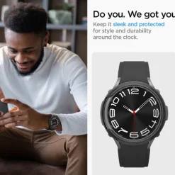 Etui Spigen Liquid Air Samsung Galaxy Watch 6 Classic (47 MM) Matte Black Case