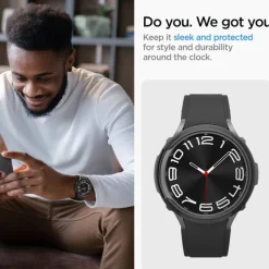 Etui Spigen Liquid Air Samsung Galaxy Watch 6 Classic (47 MM) Matte Black Case