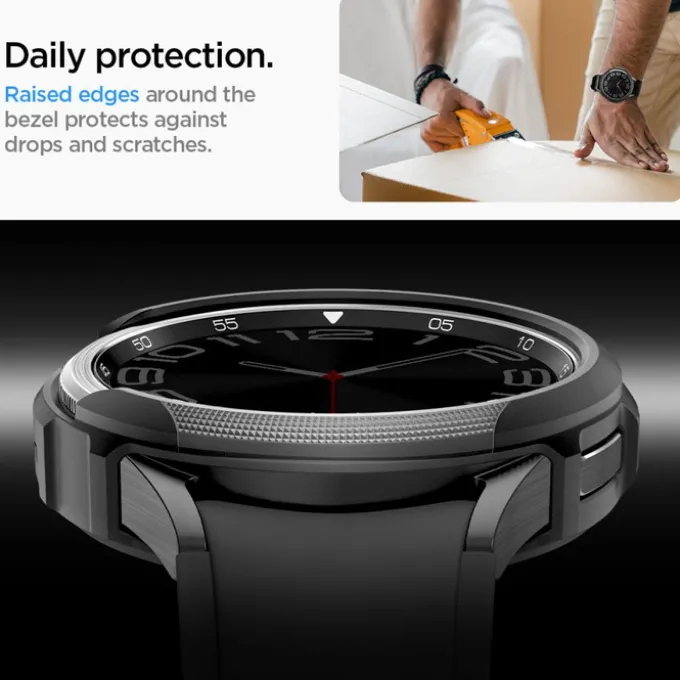 Etui Spigen Liquid Air Samsung Galaxy Watch 6 Classic (47 MM) Matte Black Case