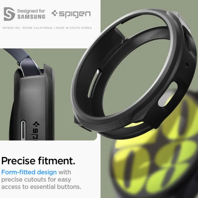 ETUI SPIGEN LIQUID AIR SAMSUNG GALAXY WATCH 7 (44 MM) MATTE BLACK
