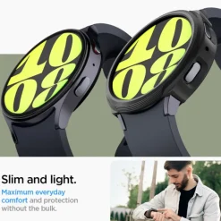 ETUI SPIGEN LIQUID AIR SAMSUNG GALAXY WATCH 7 (44 MM) MATTE BLACK