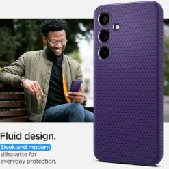 Etui Spigen Liquid Air Samsung Galaxy S24 Deep Purple Case