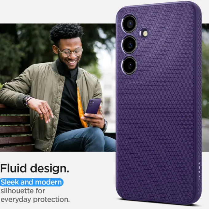 Etui Spigen Liquid Air Samsung Galaxy S24 Deep Purple Case