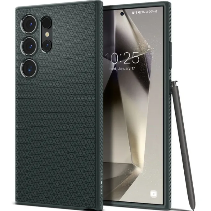 Etui Spigen Liquid Air Samsung Galaxy S24 Ultra Abyss Green Case