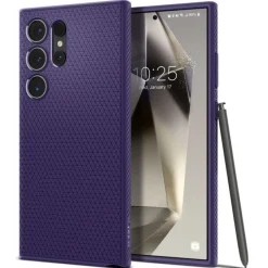 Etui Spigen Liquid Air Samsung Galaxy S24 Ultra Deep Purple Case