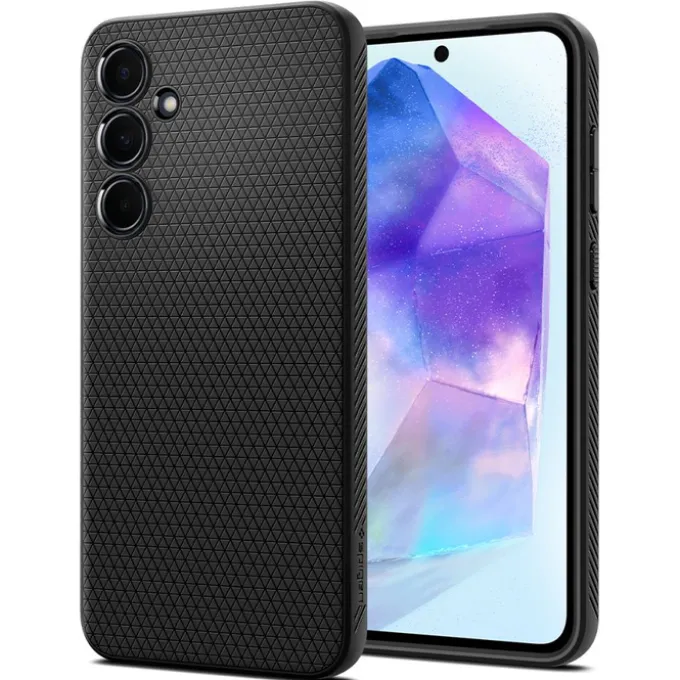 Etui Spigen Liquid Air Samsung Galaxy A55 5g Matte Black Case