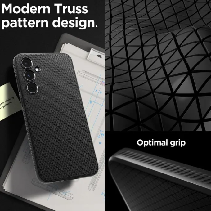 Etui Spigen Liquid Air Samsung Galaxy A55 5g Matte Black Case
