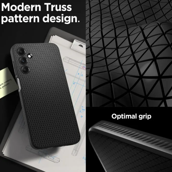 Etui Spigen Liquid Air Samsung Galaxy A15 4g / 5g Matte Black Case