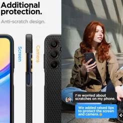 Etui Spigen Liquid Air Samsung Galaxy A15 4g / 5g Matte Black Case