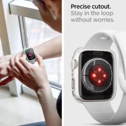 Etui SPIGEN Liquid Crystal Apple Watch 6 7 8 9 SE 2022 40mm 41mm Przezroczyste