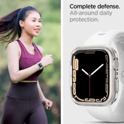 Etui SPIGEN Liquid Crystal Apple Watch 6 7 8 9 SE 2022 40mm 41mm Przezroczyste