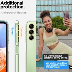 Etui Spigen Liquid Crystal Galaxy A14 5G Crystal Clear Case