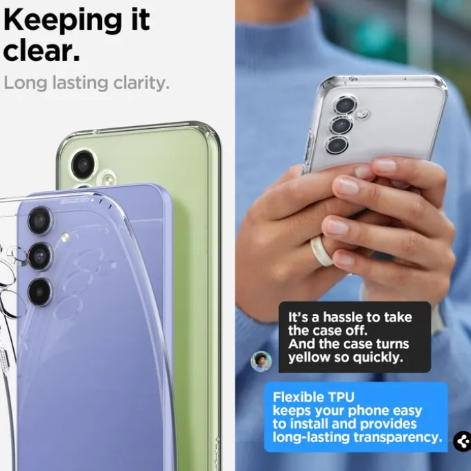 Etui SPIGEN Liquid Crystal Galaxy A54 5G Crystal Clear