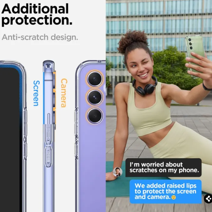 Etui SPIGEN Liquid Crystal Galaxy A54 5G Crystal Clear