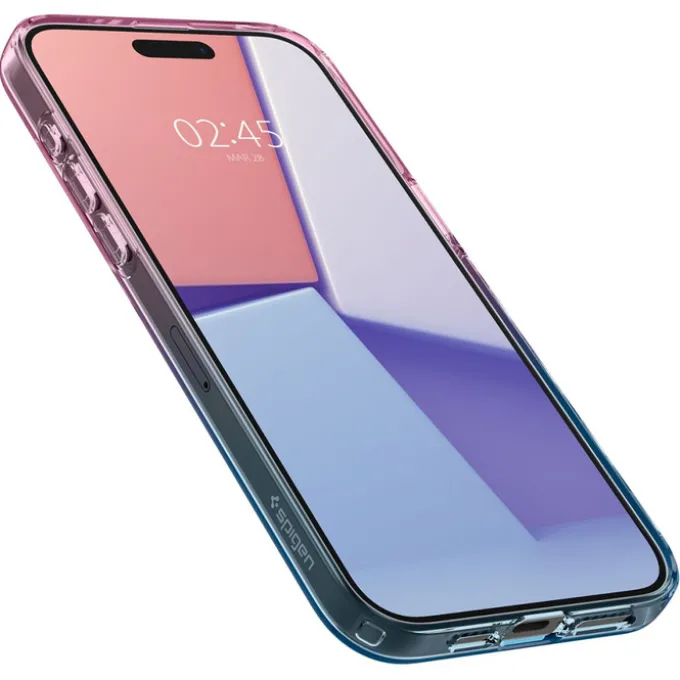 Etui Spigen Liquid Crystal iPhone 15 Pro Gradation Pink Case