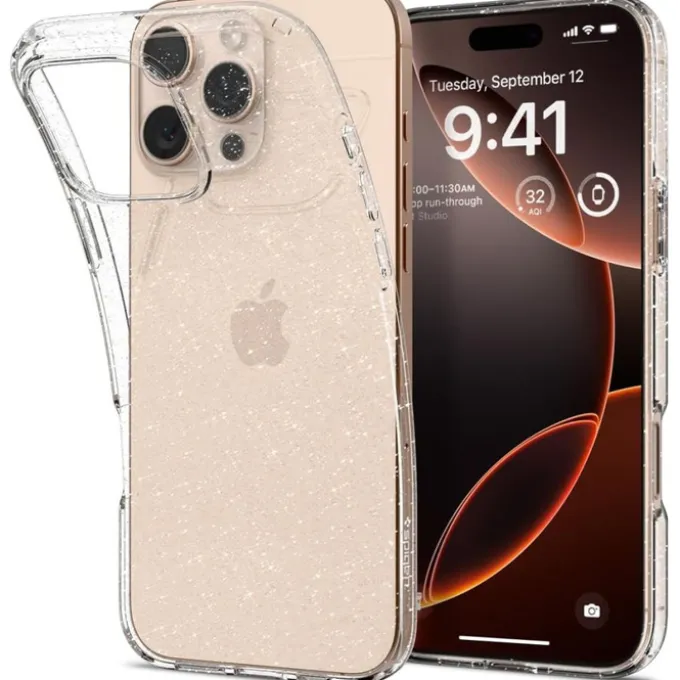 ETUI SPIGEN LIQUID CRYSTAL IPHONE 16 PRO MAX GLITTER CRYSTAL