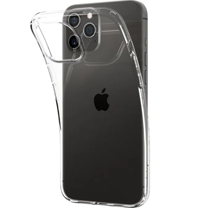 Etui SPIGEN Liquid Crystal iPhone 12 12 Pro Crystal Clear Przeźroczyste Case