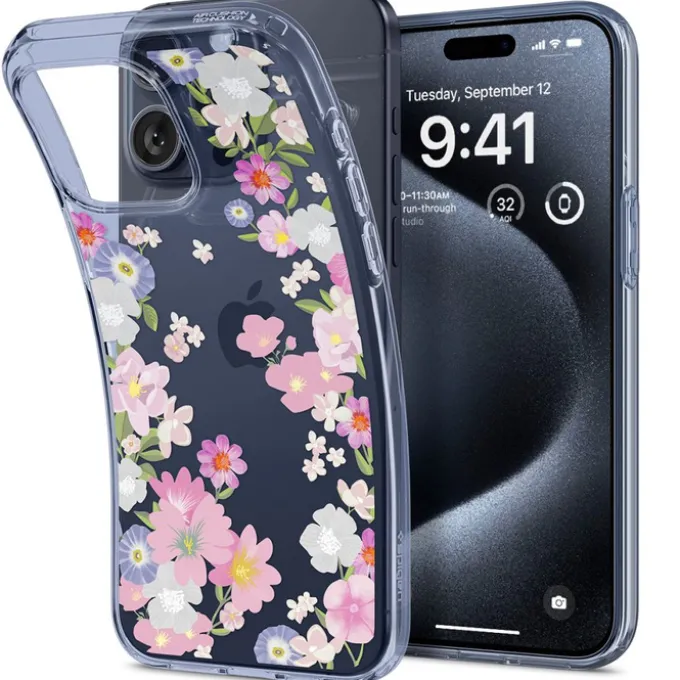 Etui Spigen Liquid Crystal iPhone 15 Pro Blossom