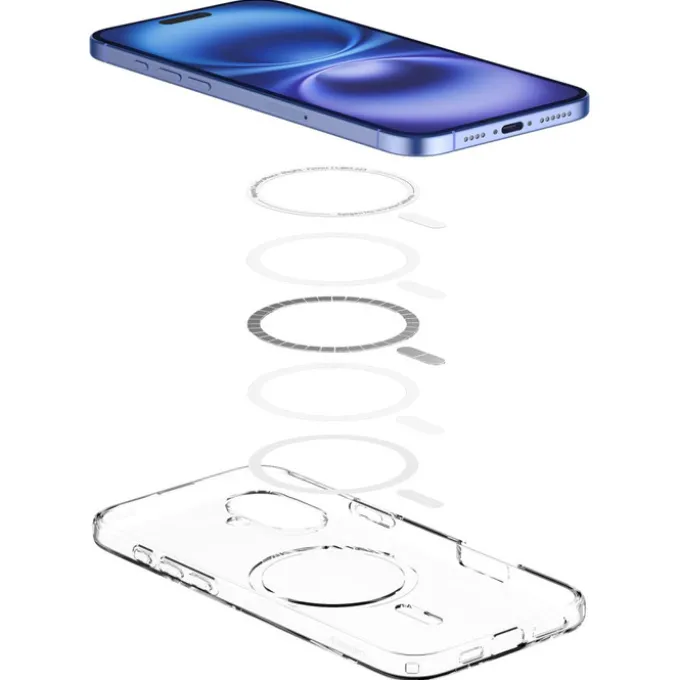 Etui SPIGEN LIQUID CRYSTAL MAG MAGSAFE IPHONE 16 PLUS CLEAR