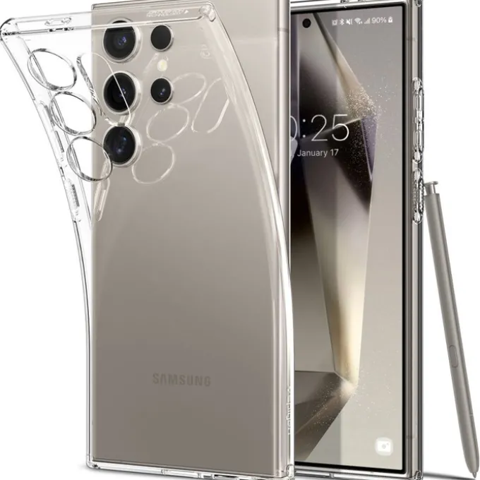 Etui Spigen Liquid Crystal Samsung Galaxy S24 Ultra Crystal Clear Case