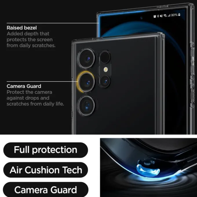 Etui Spigen Liquid Crystal Samsung Galaxy S24 Ultra Space Crystal Case