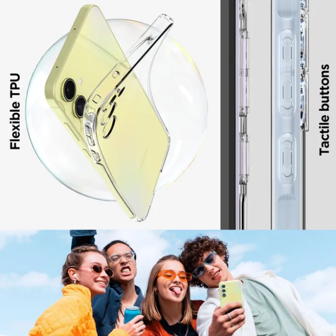 Etui Spigen Liquid Crystal Samsung Galaxy A55 5g Crystal Clear Case