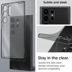 Etui Spigen Liquid Crystal Samsung S23 Ultra Space Crystal Przezroczysty Case