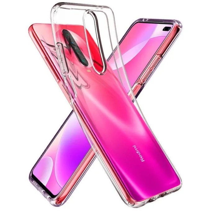 Etui SPIGEN Liquid Crystal Xiaomi Poco X2 / Redmi K30 Clear Przeźroczyste Case