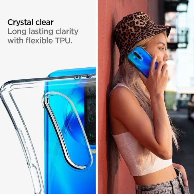 Etui SPIGEN Liquid Crystal Xiaomi Poco X2 / Redmi K30 Clear Przeźroczyste Case