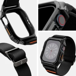 ETUI SPIGEN LITE FIT ”PRO” APPLE WATCH 10 (42 MM) MATTE BLACK