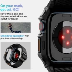 ETUI SPIGEN LITE FIT ”PRO” APPLE WATCH 10 (42 MM) MATTE BLACK