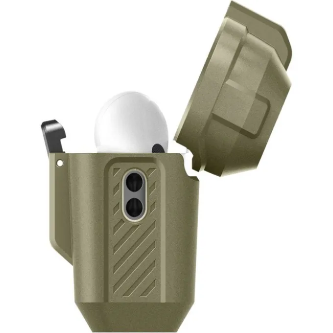Etui Spigen Lock Fit Airpods Pro 1 / 2 Vintage Khaki Case