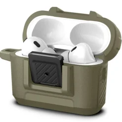 Etui Spigen Lock Fit Airpods Pro 1 / 2 Vintage Khaki Case