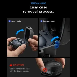 ETUI SPIGEN LOCK FIT SAMSUNG GALAXY BUDS 4 / 4 PRO MATTE BLACK