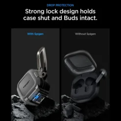 ETUI SPIGEN LOCK FIT SAMSUNG GALAXY BUDS 4 / 4 PRO MATTE BLACK
