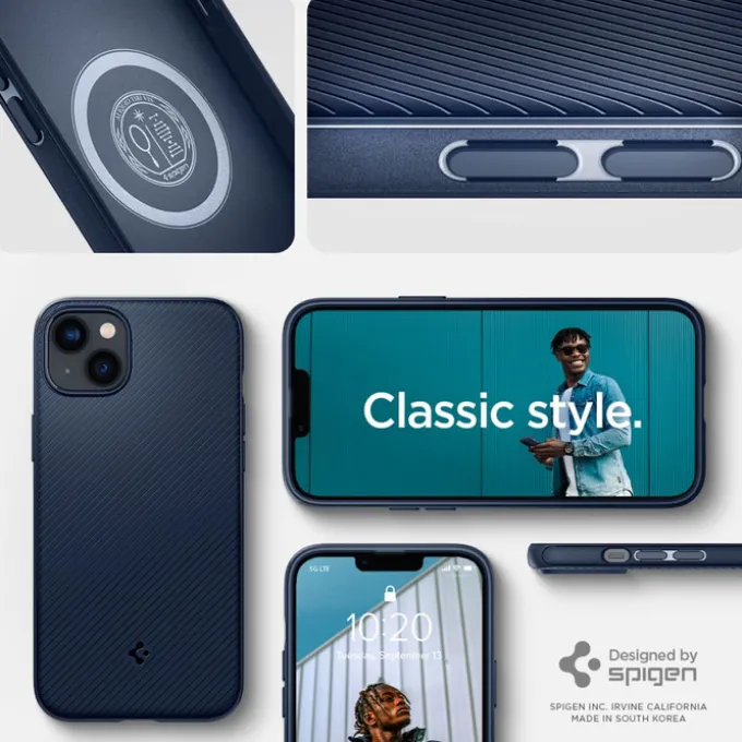 Etui Spigen Mag Armor iPhone 14 Plus Navy Blue