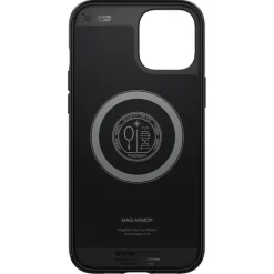 Etui SPIGEN Mag Armor iPhone 12 12 Pro Matte Black Czarne Case