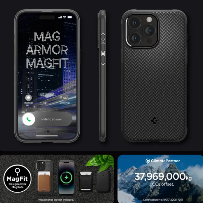 Etui Spigen Mag Armor iPhone 15 Pro Matte Black