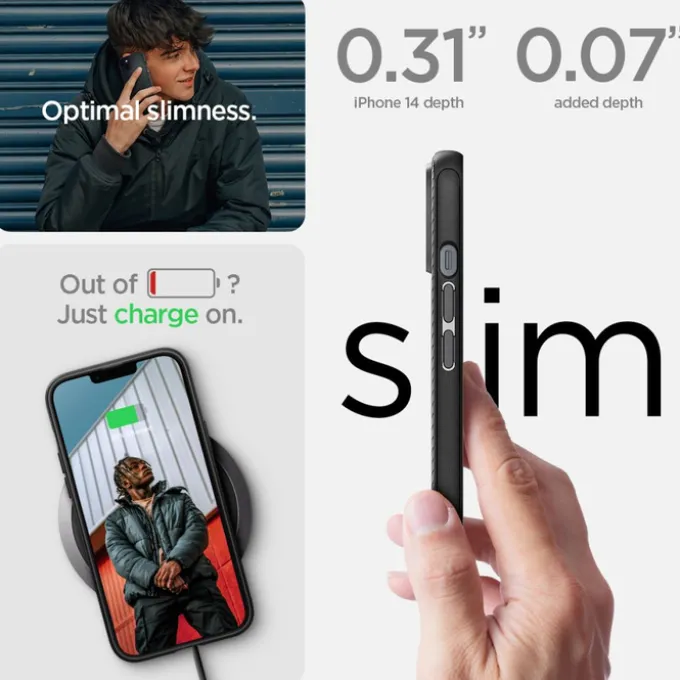 Etui Spigen Mag Armor iPhone 14 Plus Matte Black