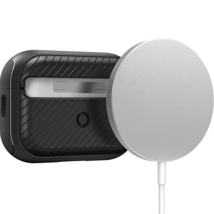 Etui Spigen Mag Armor Magsafe Apple Airpods Pro 1 / 2 Matte Black Case